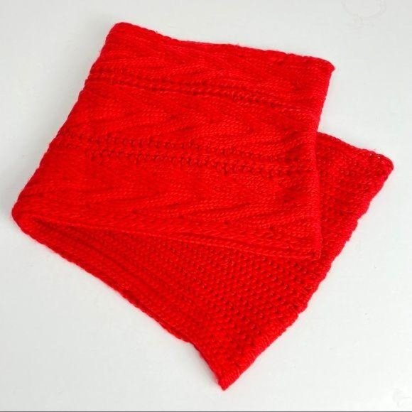 4/$25 BP Scarf Infinity Chunky Knit Red Womens One Size - Picture 12 of 12